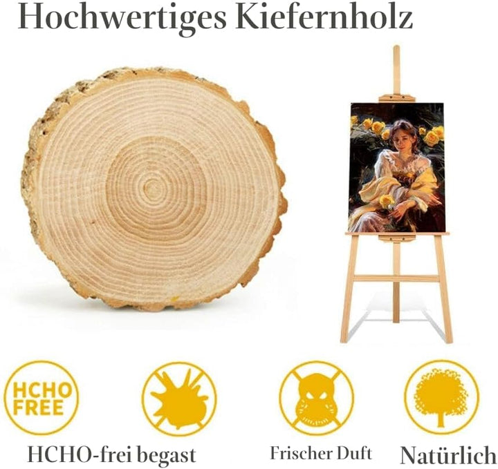 Staffelei-Ständer aus Holz - Verstellbare Künstler-Staffelei für Malerei, Erwachsene, Hochzeit, Disp
