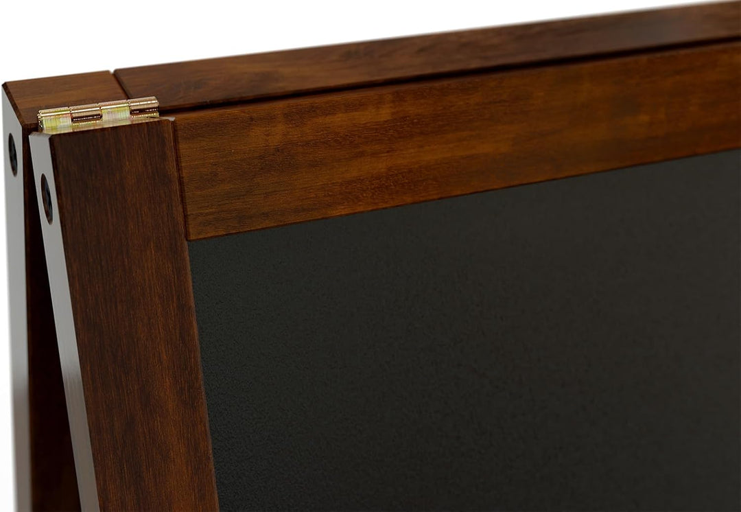 ALLboards Kundenstopper mit lackiertem Holzrahmen 150x61cm, Werbetafel, Gehwegaufsteller, Aufsteller