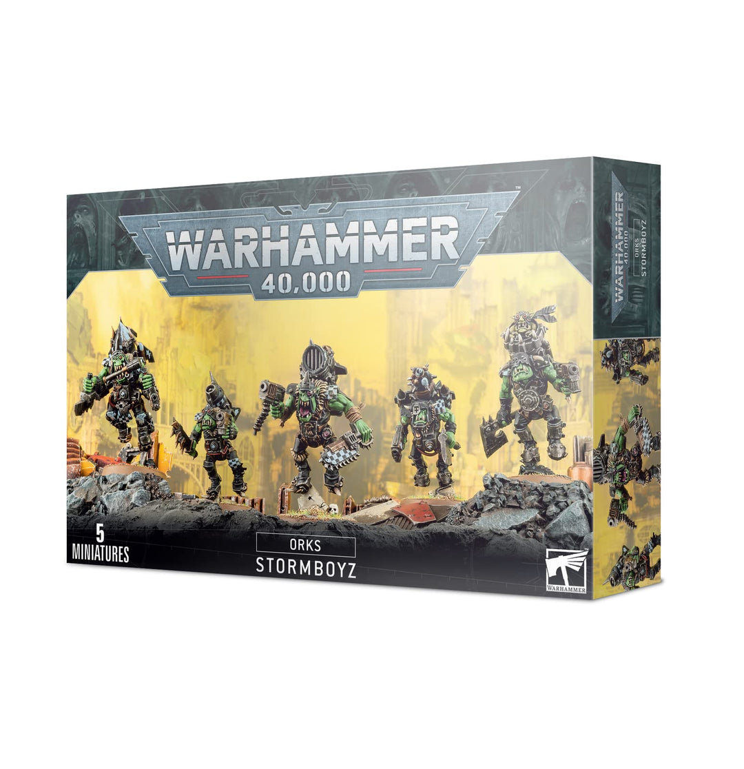 Games Workshop Warhammer+40k+-+Orks+Stormboyz+%282018%29, Schwarz