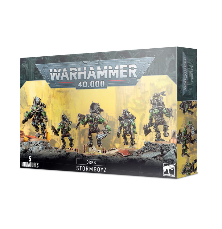 Games Workshop Warhammer+40k+-+Orks+Stormboyz+%282018%29, Schwarz