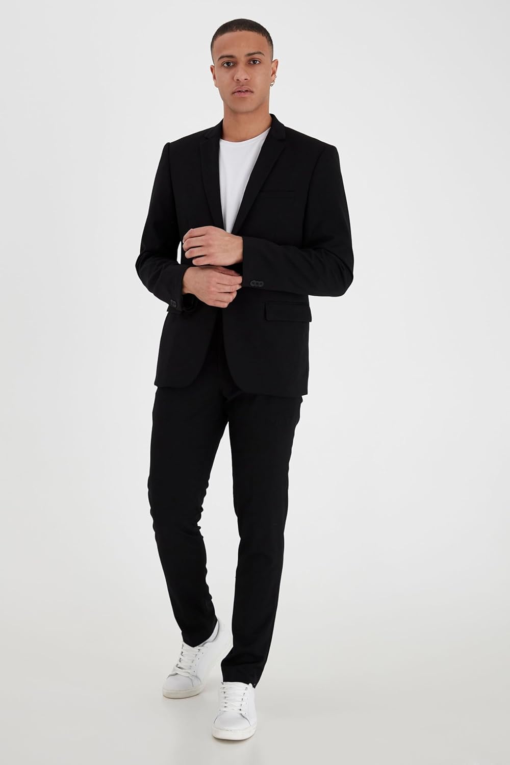 CASUAL FRIDAY CFBernd Blazer Herren Sakko Anzugjacke Slim Fit 48 Black (50003), 48 Black (50003)