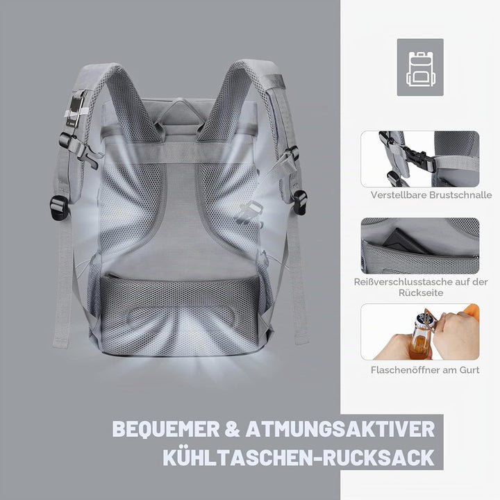 Maelstrom Kühlrucksack, 35 Dosen, auslaufsicher, isoliert, weiche Kühltasche, Camping-Kühler, Strand