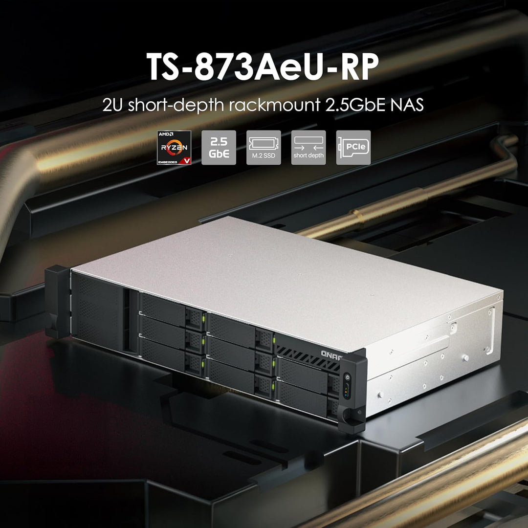 QNAP TS-873AeU-RP-4G NAS System 8-Bay