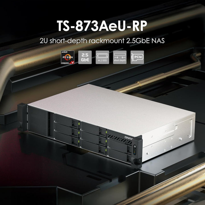 QNAP TS-873AeU-RP-4G NAS System 8-Bay