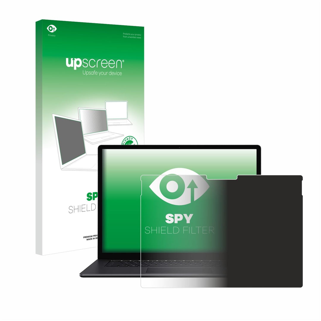 upscreen Blickschutzfilter für Microsoft Surface Book 3 15" Privacy Filter Blickschutzfolie Sichtsch