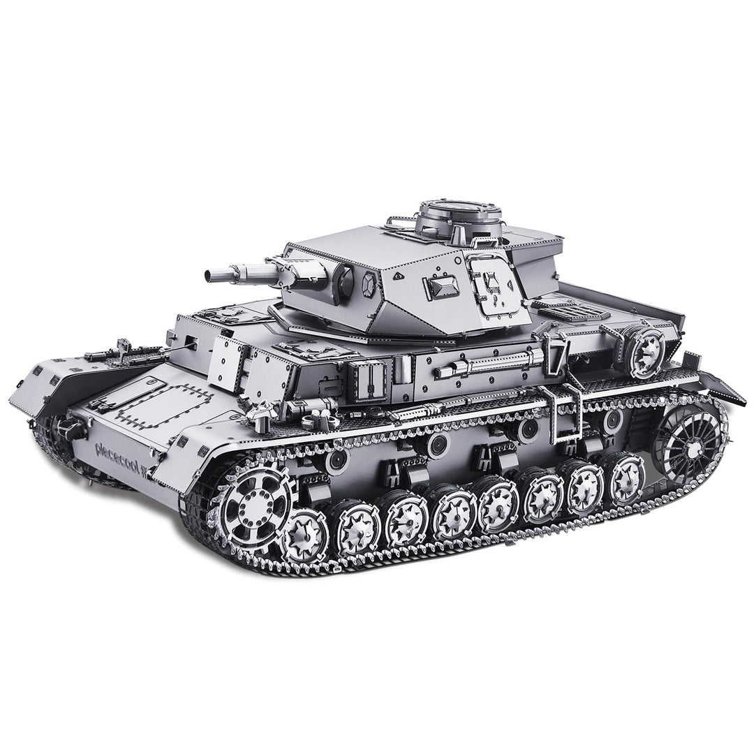 Piececool 3D Puzzle Metall Panzerkampfwagen 1:48 Panzer IV Panzer D, 3D Metall Puzzle Militärmodell
