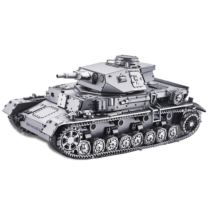 Piececool 3D Puzzle Metall Panzerkampfwagen 1:48 Panzer IV Panzer D, 3D Metall Puzzle Militärmodell