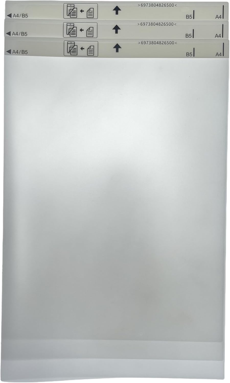 3 x Trägerblätter B12B819451, kompatibel mit tragbaren Epson-Scannern, Scannen Sie zerrissene, schwa