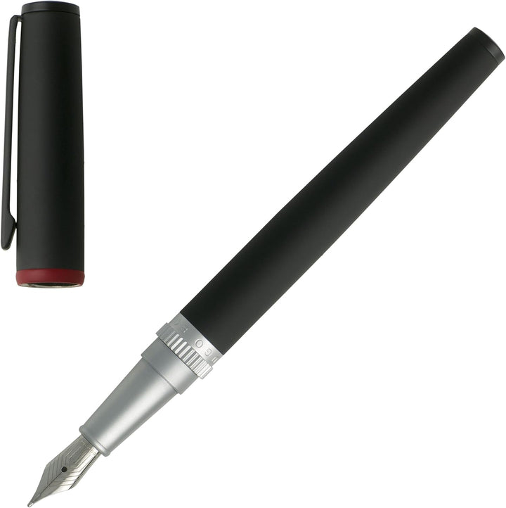 Füllfederhalter Gear Black Schwarz / Rot, Schwarz / Rot