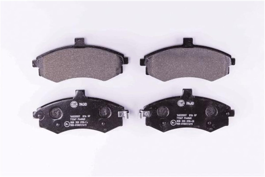 HELLA PAGID 8DB 355 010-481 Bremsbelagsatz - T1367 - Dicke/Stärke: 16.8mm - Bremssystem: Akebono - m