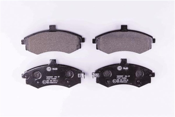 HELLA PAGID 8DB 355 010-481 Bremsbelagsatz - T1367 - Dicke/Stärke: 16.8mm - Bremssystem: Akebono - m