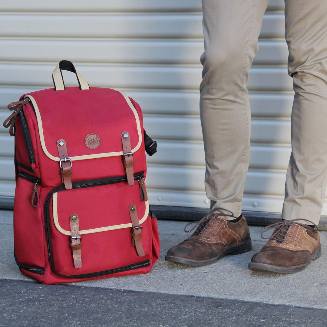 GOgroove Kamera Rucksack für Spiegelreflexkameras: DSLR Backpack ideal für Reisen, ausreichend Platz