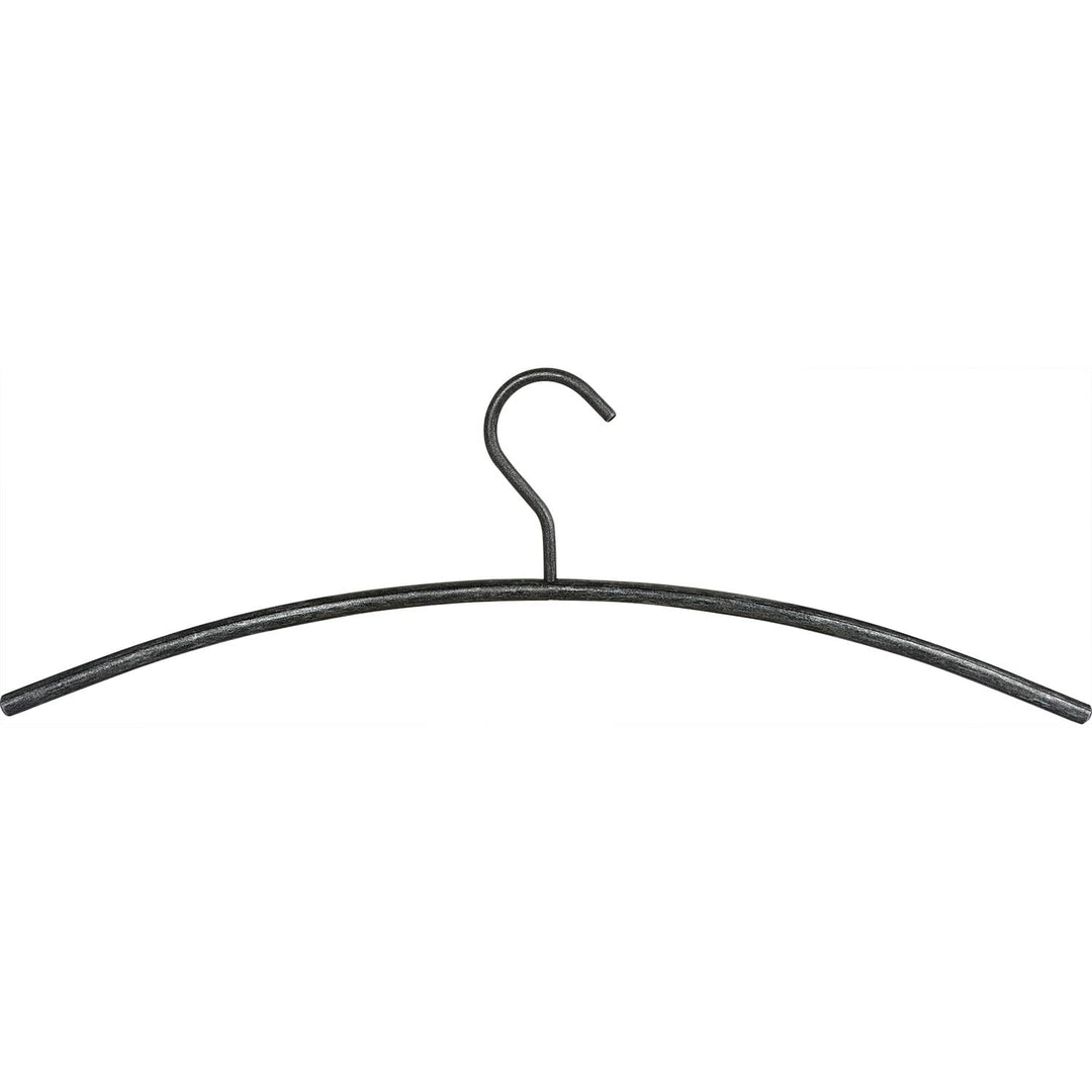 Kleiderbügel Kulm Garderobenbügel starr, Schrankbügel Breite 460 mm, Stahl schwarz passiviert starr,