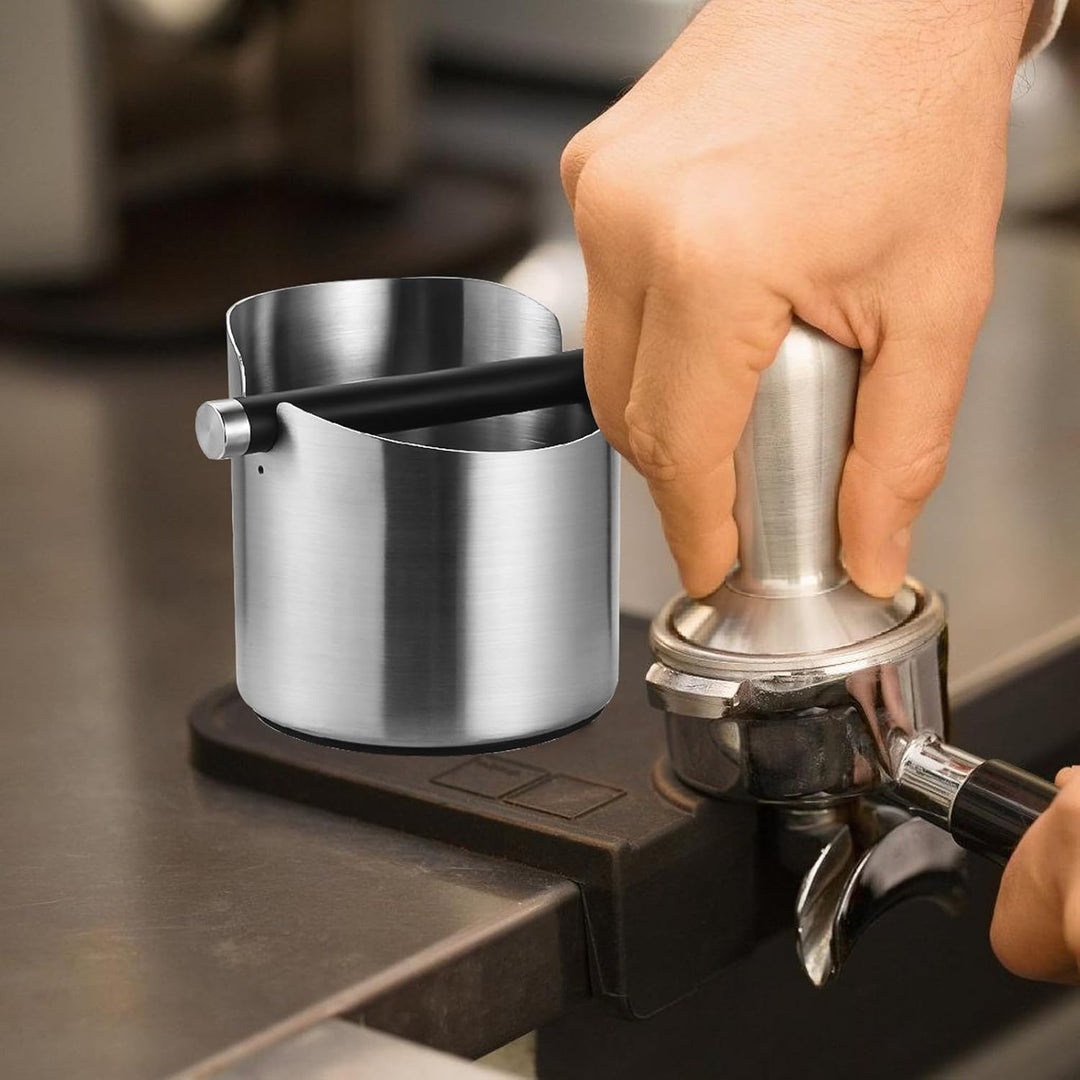 HOMURY Abschlagbehälter für Siebträger: Espresso Abklopfbehälter für Kaffee Siebträger, Abschlagbox