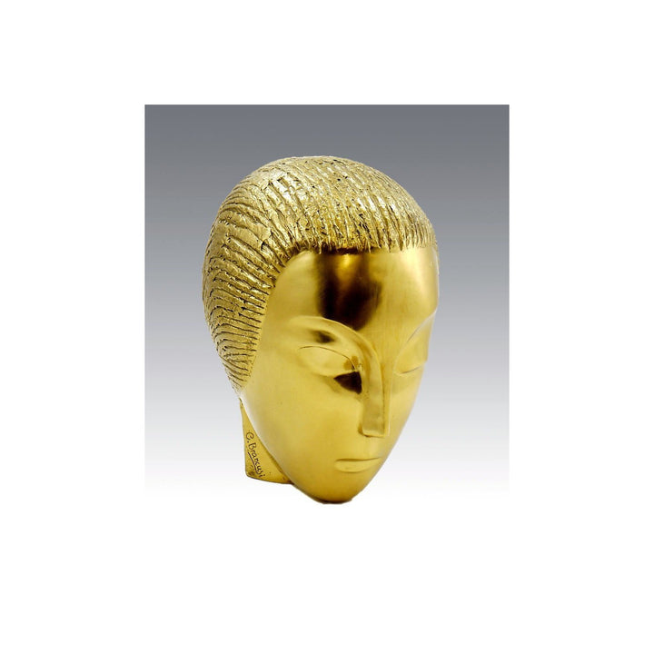 Kunst & Ambiente - Moderne Bronzefigur - Sleeping Muse - Schlummernde Muse - signiert - Constantin B