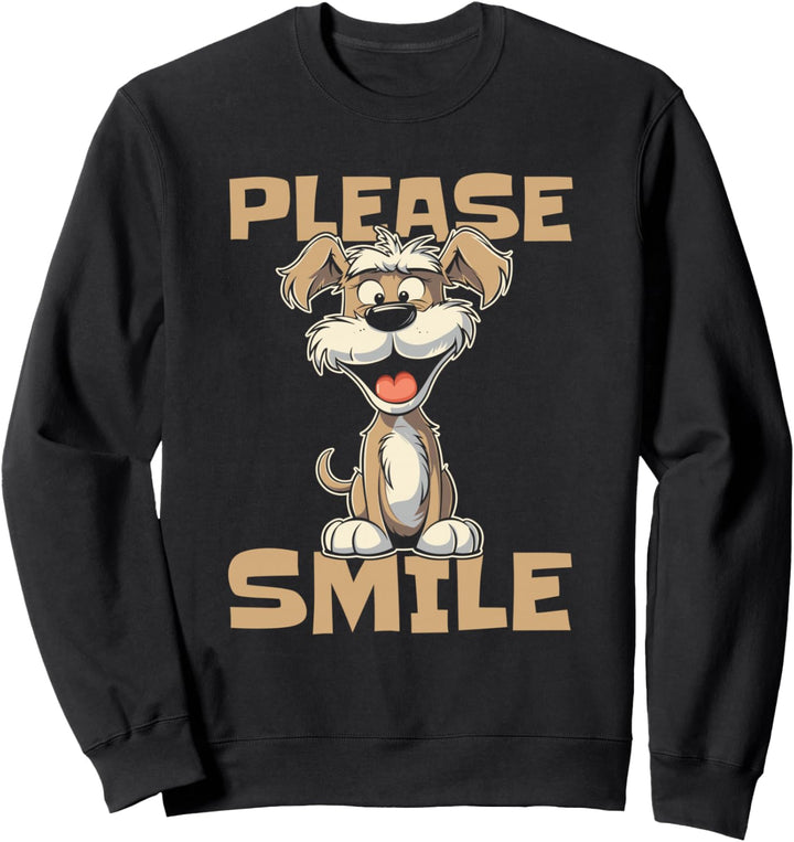 Witzig Haustier Vierbeiner - Hunderasse Schnauzer Hund Sweatshirt
