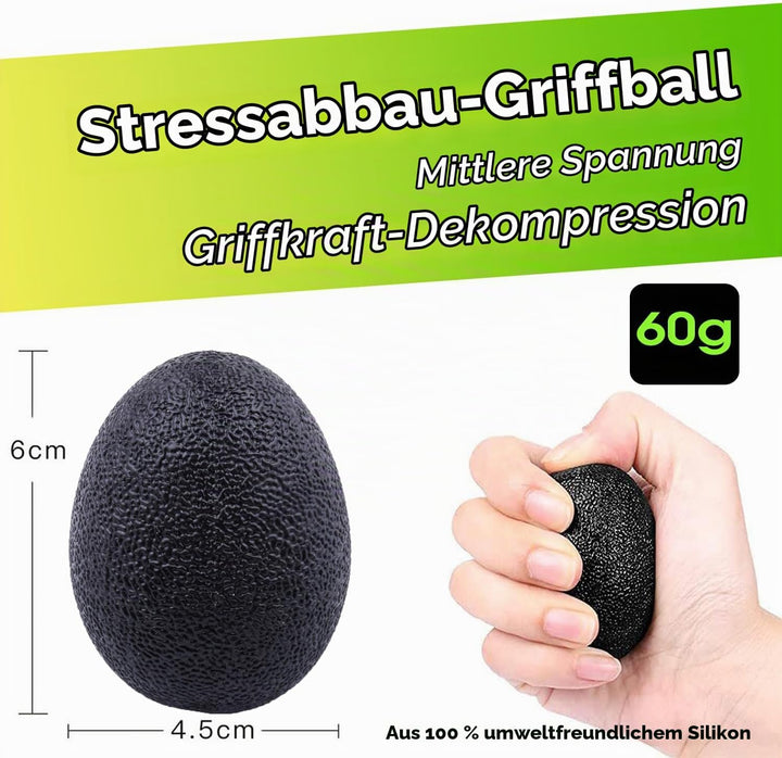 Handtrainer, Griffkraft Trainer Set, Unterarm Trainingsgerät,Hand Gripper, Fingertrainer, Gyroball,