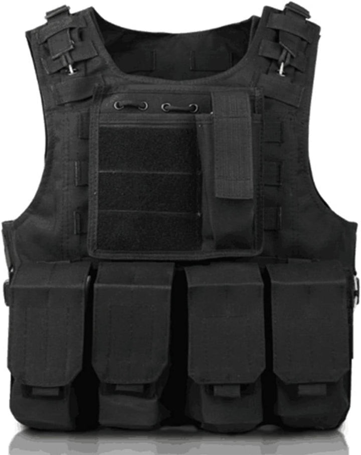 HEEPDD Militärweste, Outdoor-Arbeitsausrüstung, Leichter Klettverschluss, Verstellbarer Stahldraht f