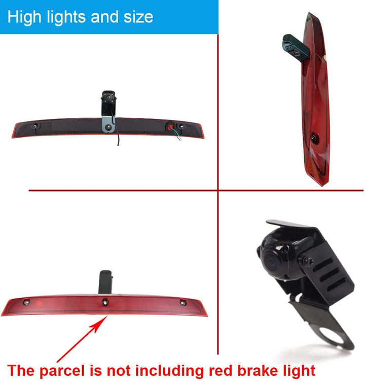 Auto Drittes Dach Original-Bremslicht-Rückfahrkamera, Ersatz für Mercedes Benz Viano Vito W639 V6 Va