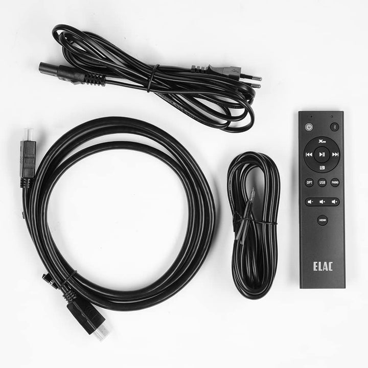 ELAC Kompakt Lautsprecher Debut ConneX DCB41, Boxen für Audiowiedergabe via HDMI, USB, Phono &amp; Bluet