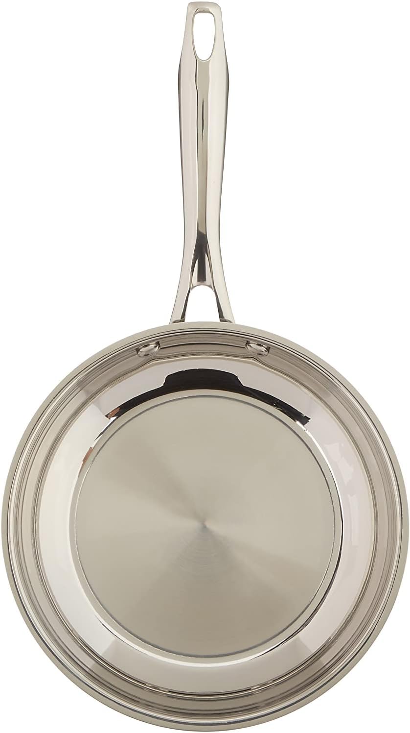 Cuisinart Professionelle Edelstahl-Pfanne, 20,3 cm Edelstahl 8-Inch, Edelstahl 8-Inch