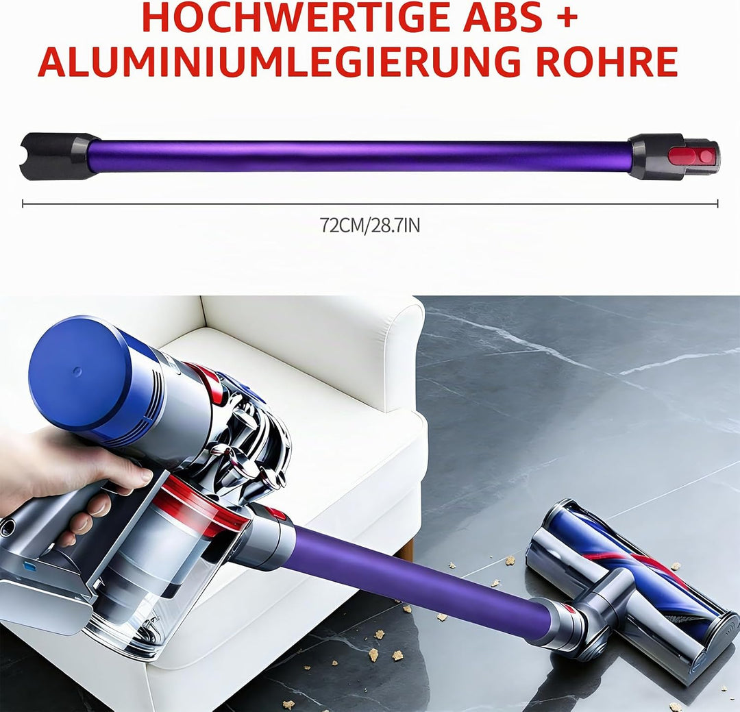 Verlängerungsrohr für Staubsauger, Schnellspanner Verlängerungsrohr für Dyson V15 V11 V10 V8 V7 Stab