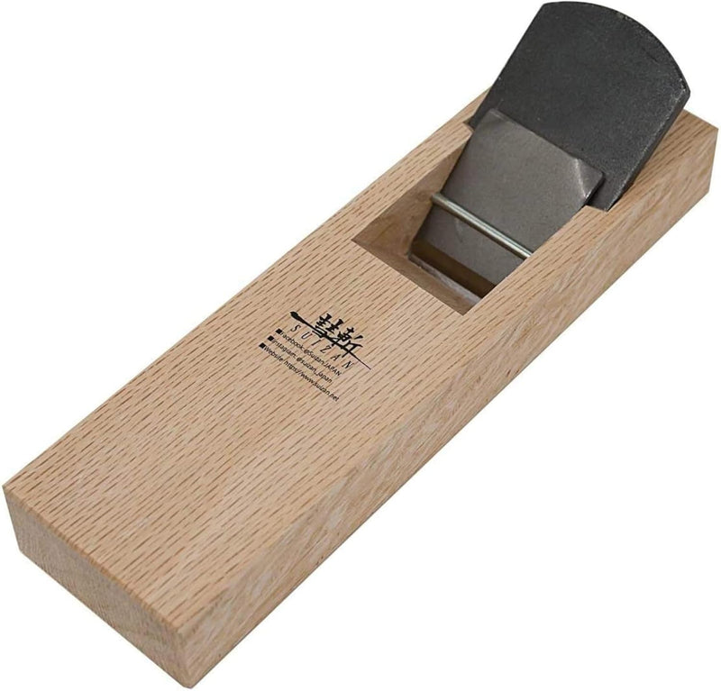 SUIZAN Japanischer Holzblock Hobel Kanna 2,4 Zoll (60 mm) Handhobel Japanische Holzbearbeitungswerkz