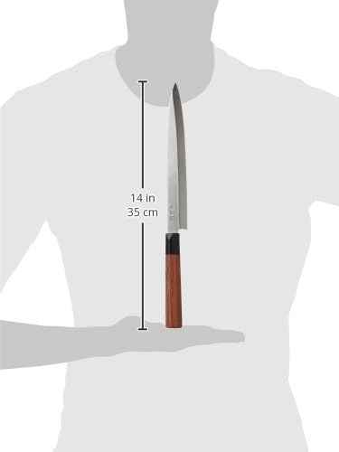KAI Seki Magoroku Red Wood Griff Yanagiba mit red Wood Griff, Klinge 21,0 cm, MGR-0210Y