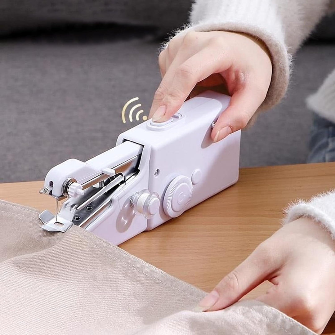 Handnähmaschine Mini Nähmaschine Tragbare Elektrische Nähmaschine mit Nähzubehör für Verschiedene St