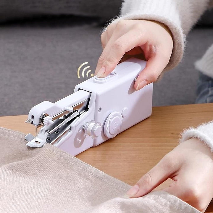 Handnähmaschine Mini Nähmaschine Tragbare Elektrische Nähmaschine mit Nähzubehör für Verschiedene St