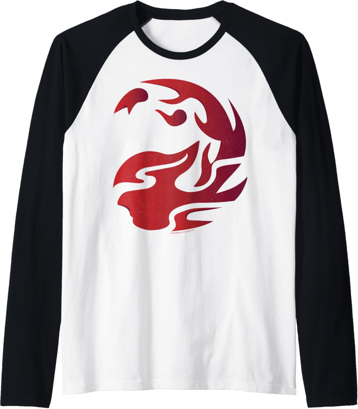 Magic: The Gathering Red Mana Symbol Raglan