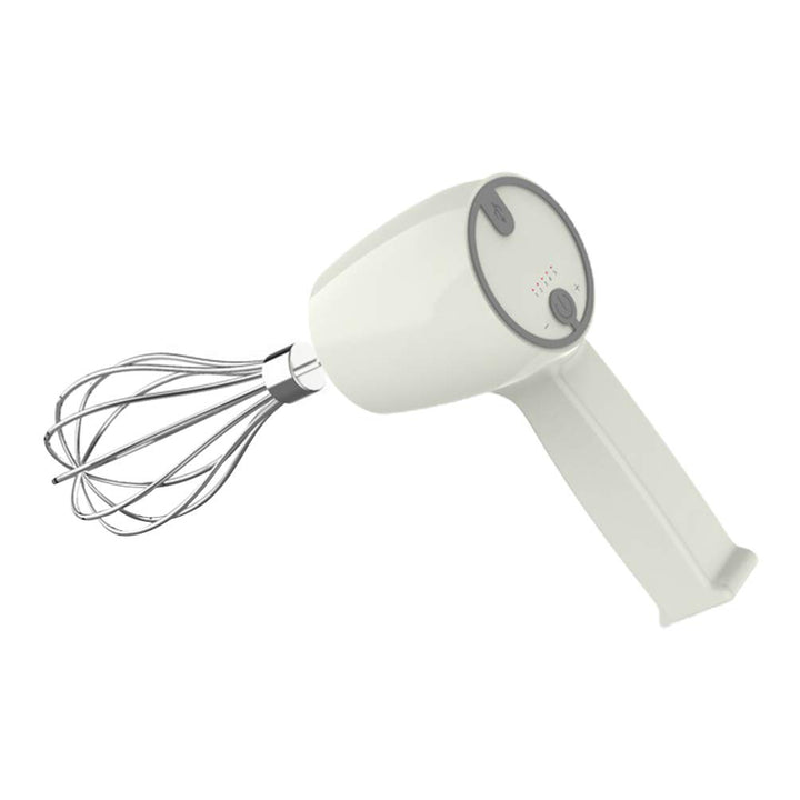 SOLUSTRE Elektrischer Handmixer Edelstahl Schneebesen Wiederaufladbare Küche Handmixer Rührer Rührer