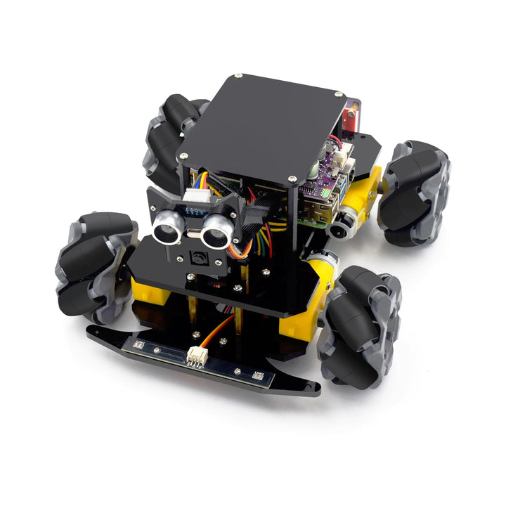 Adeept 4WD Mecanum Wheel Smart Car Kit für Raspberry Pi 5/4B/3B/3B+ (Board nicht im Lieferumfang ent