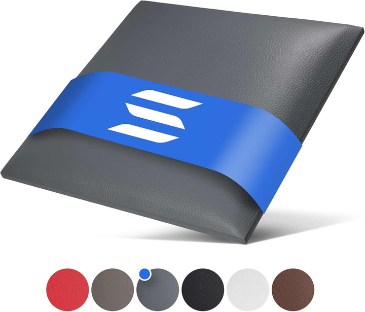 softwalls Wandkissen Leder mit 50mm Polsterung - Bett Kopfteil Wandpolster - Wandverkleidung - Wandp