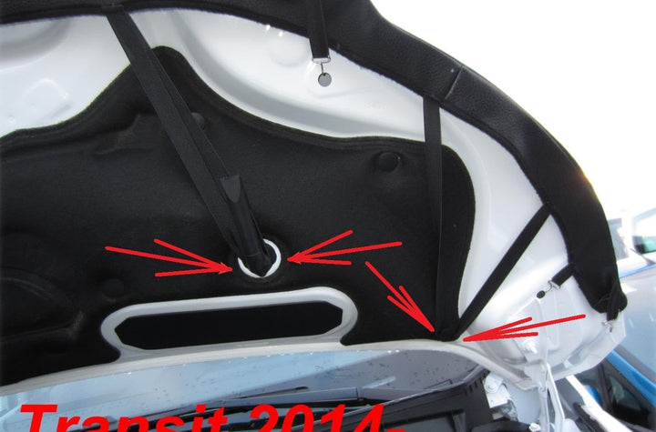 Auto-Bra AB3-00146 kompatibel mit Ford Transit Bj. ab 2014 Haubenbra Steinschlagschutz Tuning Bonnet