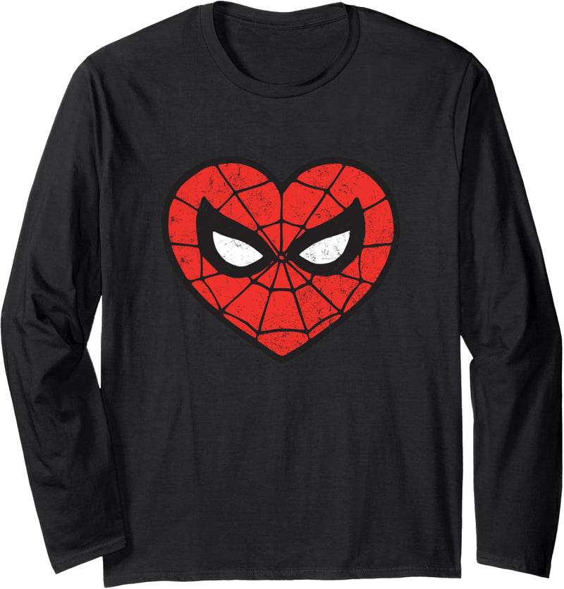 Marvel Spider-Man Heart Langarmshirt