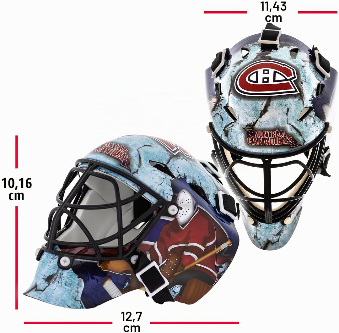 Franklin Sports NHL Team Logo Mini Hockey Goalie Mask with Case - Collectible Goalie Mask with Offic