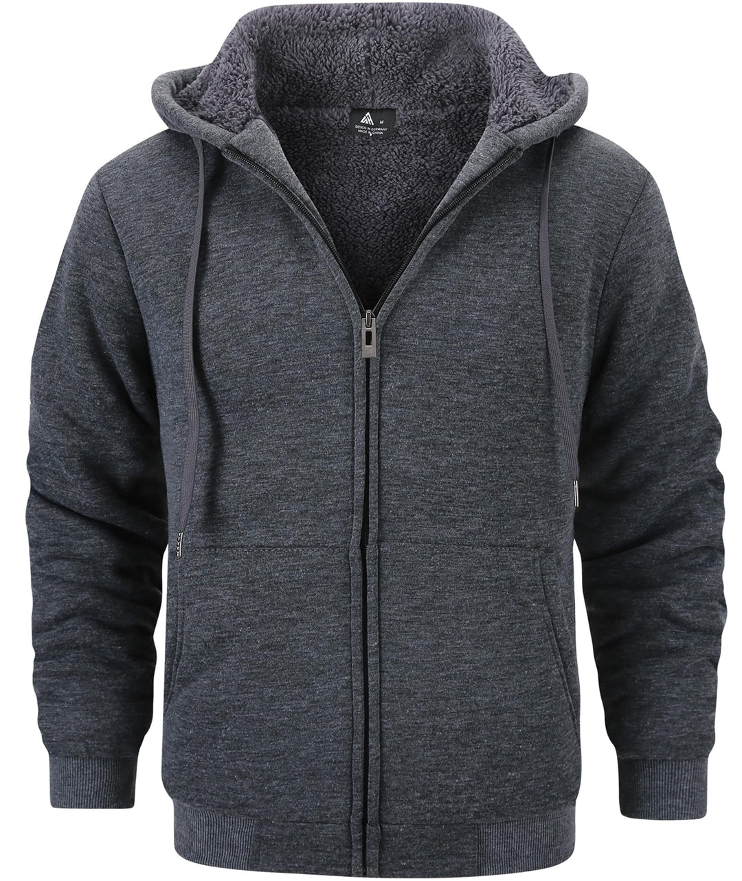 SwissWell Hoodies für Männer mit Kapuze Sweatshirts Reissverschluss Kapuzenjacke, M