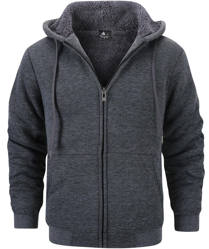 SwissWell Hoodies für Männer mit Kapuze Sweatshirts Reissverschluss Kapuzenjacke, M