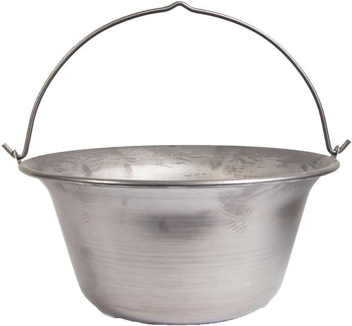 troph-e-shop Ungarischer Gulaschkessel Topf Eisen Feuertopf Hordentopf Eisentopf 10 Liter