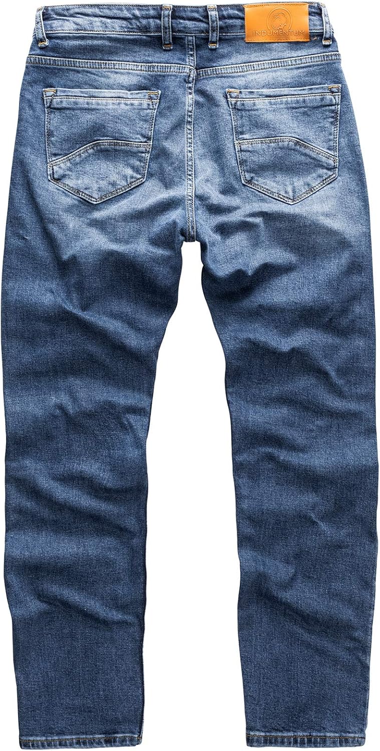 Indumentum Jeans Herren Slim Fit Hose Stretch 29W / 30L Blau - Is-303, 29W / 30L Blau - Is-303