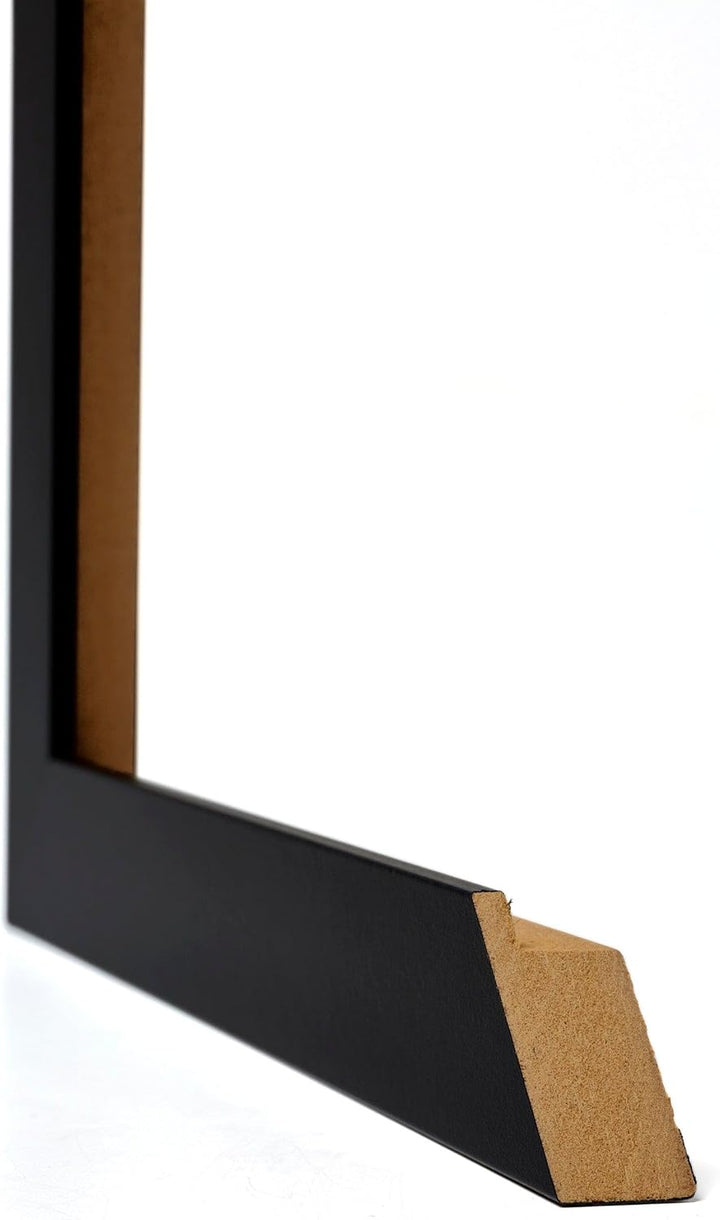 yd. Your Decoration - Bilderrahmen 75x100 cm - Schwarz Matt - Bilderrahmen aus MDF mit Acrylglas - A