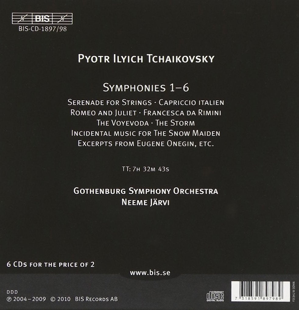 Sinfonien 1-6/Orchesterwerke, Audio-CD