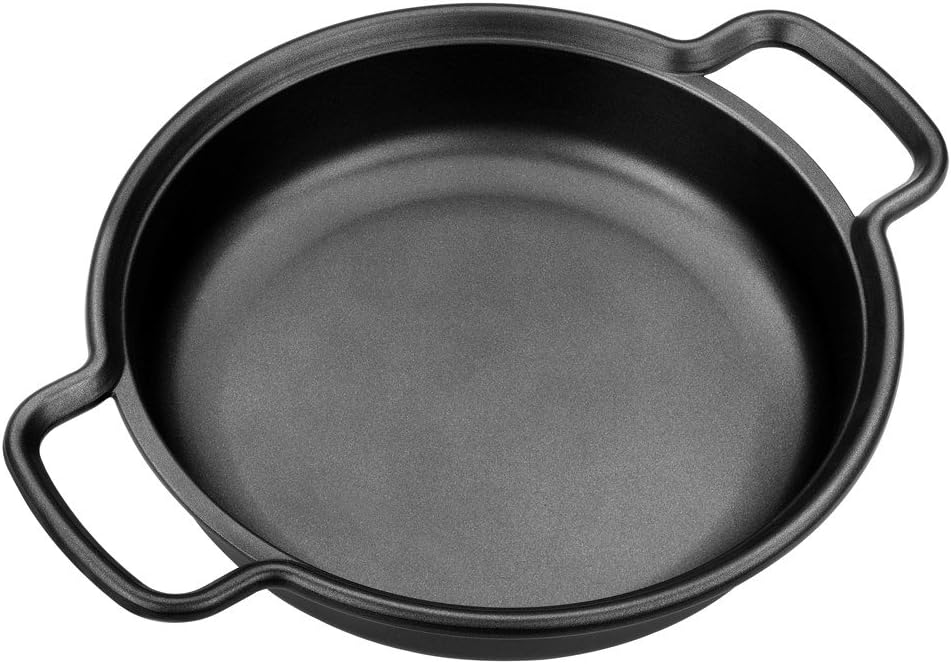 Monix Schmorkasserolle, geeignet für alle Herdarten und Induktion, Aluminium, schwarz/blau, 24 cm Mo