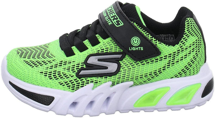 Skechers Jungen 400137n Bksl Sneaker 21 EU Lime Synthetic Black Trim, 21 EU Lime Synthetic Black Tri