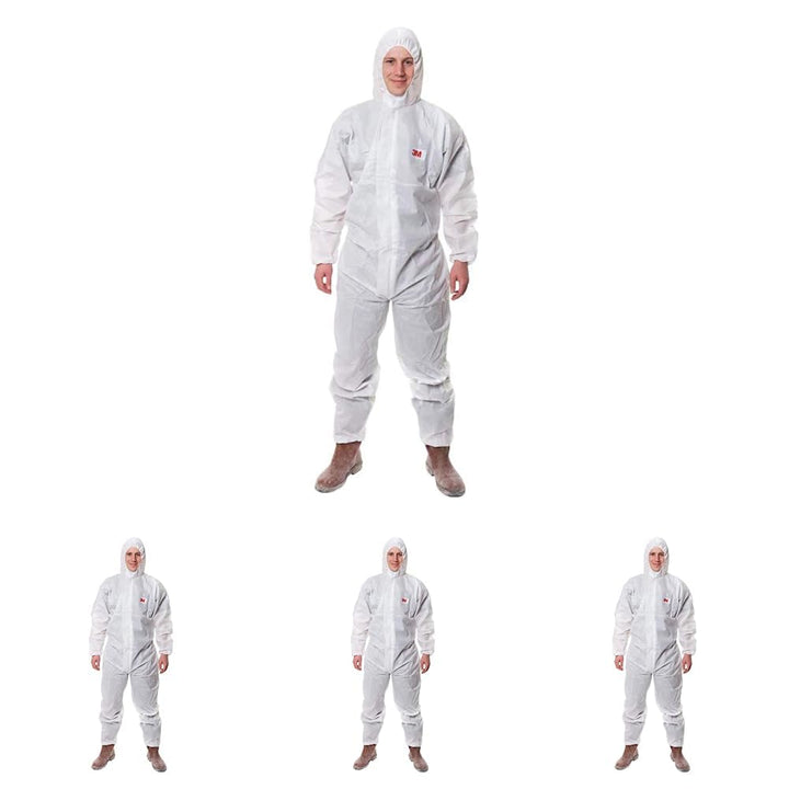 3M 4515 Schutzanzug, Typ 5/6, Grösse L, Weiss (Packung mit 4)