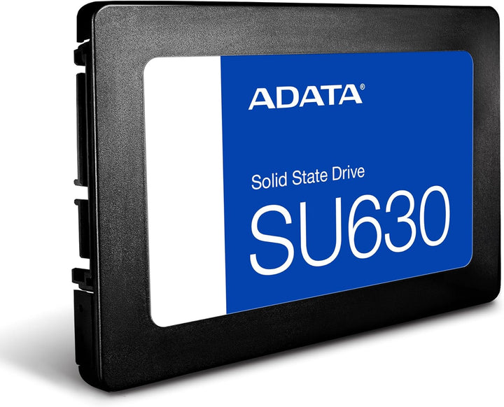 ADATA Ultimate SU630 - 960 GB, interne Solid-State-Drive mit QLC-3D-NAND-Flash, 2.5 Zoll, schwarz, 9