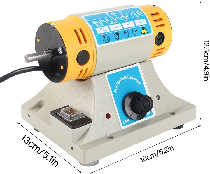 Poliermaschine Set 220 V 350 Watt Elektrische Schleifmaschine Poliermaschine für Schmuck Dental Dreh