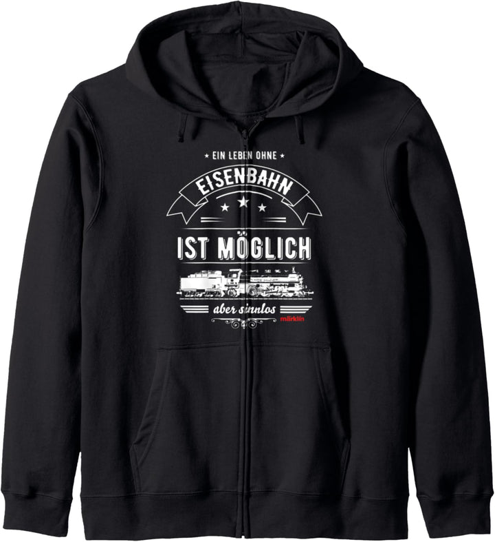 Maerklin Ein Leben Ohne Eisenbahn Kapuzenjacke