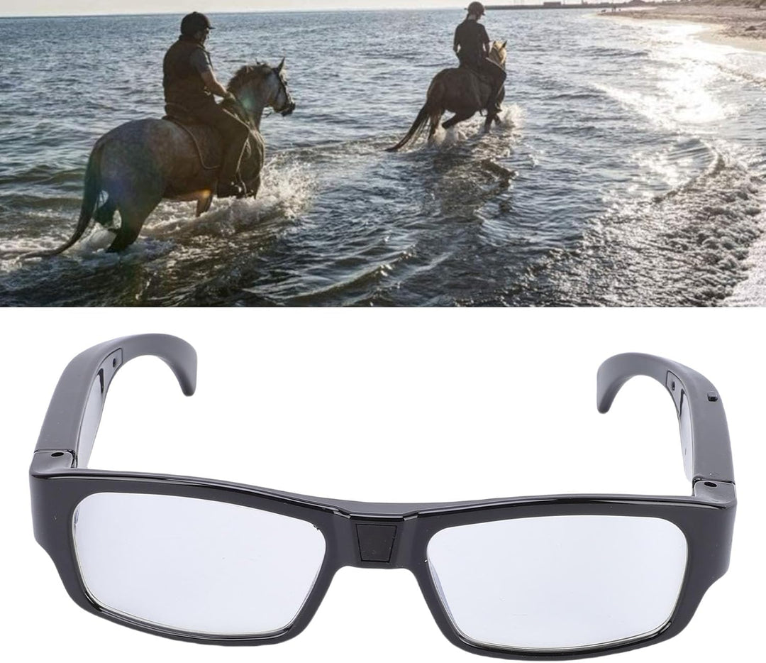 1080P HD Smart-Kamera-Brille, Weitwinkel-Video-Sonnenbrille, 1,5 Stunden Akku-Brille mit Verhinderun